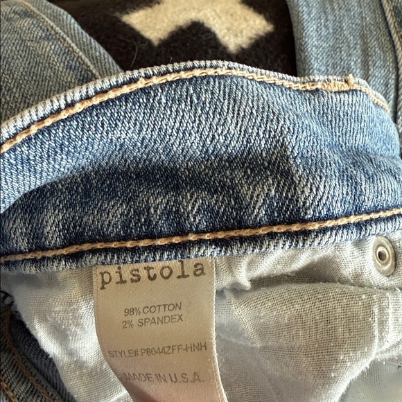 Revolve Pistola Light Blue Cropped Jeans size 29 - Picture 5 of 6